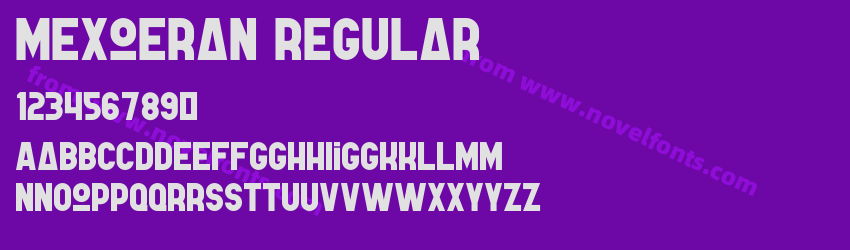 Mexoeran RegularPreview Mexoeran RegularPreview