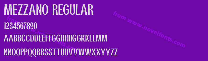 Mezzano RegularPreview Mezzano RegularPreview