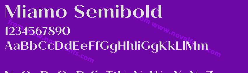 Miamo SemiboldPreview Miamo SemiboldPreview