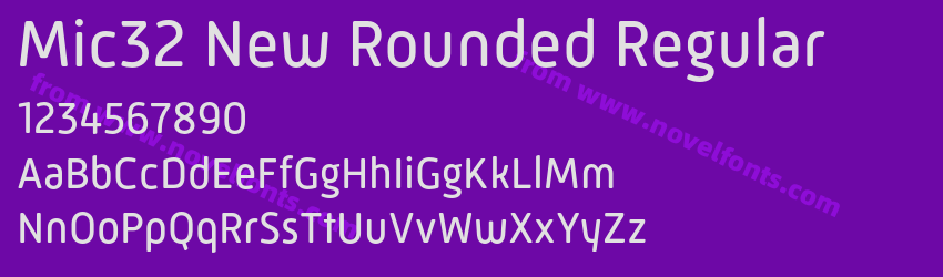 Mic32 New Rounded RegularPreview Mic32 New Rounded RegularPreview