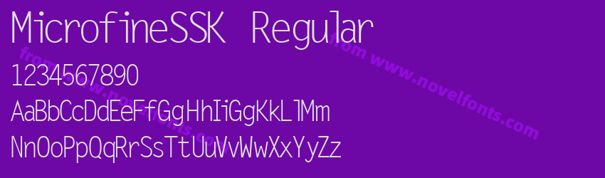 MicrofineSSK RegularPreview MicrofineSSK RegularPreview