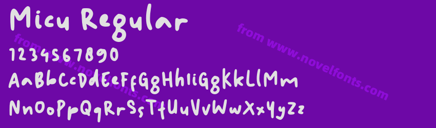 Micu RegularPreview Micu RegularPreview