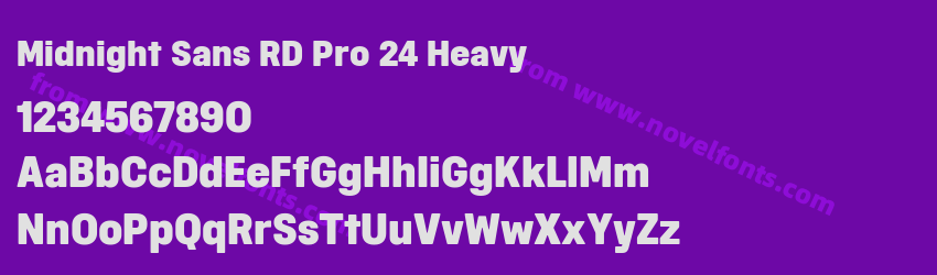 Midnight Sans RD Pro 24 HeavyPreview Midnight Sans RD Pro 24 HeavyPreview