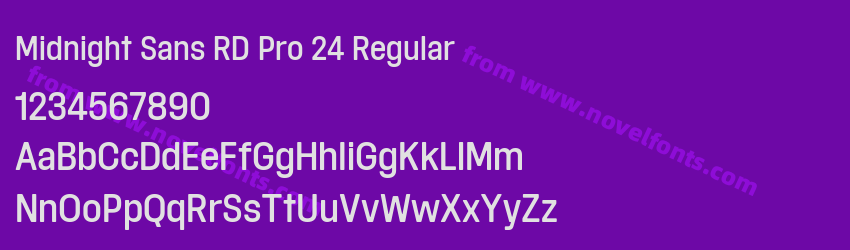 Midnight Sans RD Pro 24 RegularPreview Midnight Sans RD Pro 24 RegularPreview