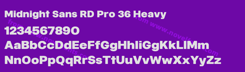 Midnight Sans RD Pro 36 HeavyPreview Midnight Sans RD Pro 36 HeavyPreview