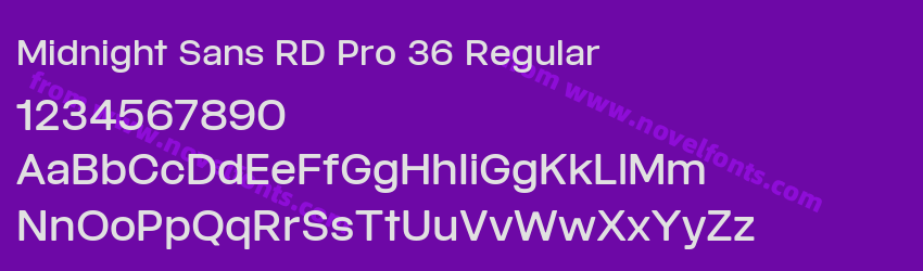 Midnight Sans RD Pro 36 RegularPreview Midnight Sans RD Pro 36 RegularPreview