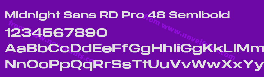Midnight Sans RD Pro 48 SemiboldPreview Midnight Sans RD Pro 48 SemiboldPreview