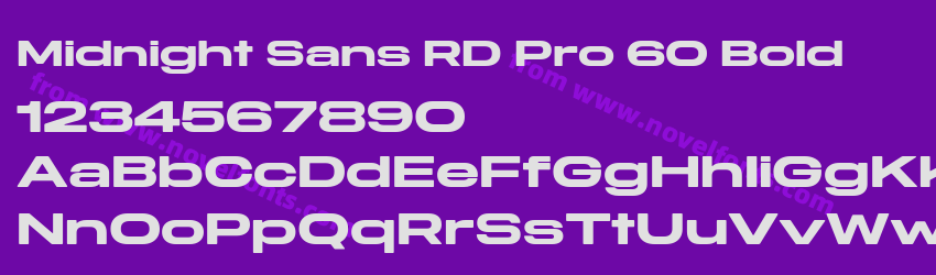 Midnight Sans RD Pro 60 BoldPreview Midnight Sans RD Pro 60 BoldPreview