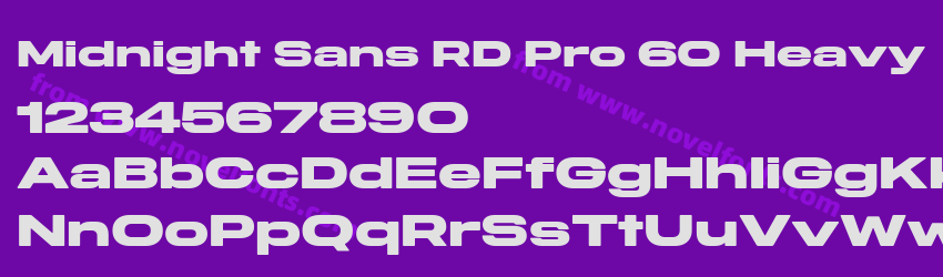Midnight Sans RD Pro 60 HeavyPreview Midnight Sans RD Pro 60 HeavyPreview
