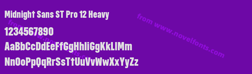 Midnight Sans ST Pro 12 HeavyPreview Midnight Sans ST Pro 12 HeavyPreview