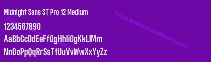 Midnight Sans ST Pro 12 MediumPreview Midnight Sans ST Pro 12 MediumPreview