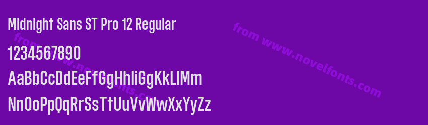 Midnight Sans ST Pro 12 RegularPreview Midnight Sans ST Pro 12 RegularPreview