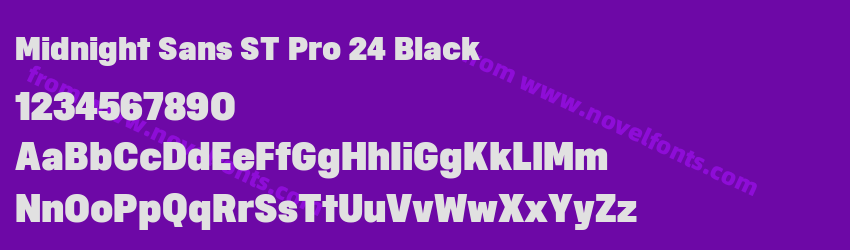 Midnight Sans ST Pro 24 BlackPreview Midnight Sans ST Pro 24 BlackPreview