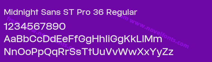 Midnight Sans ST Pro 36 RegularPreview Midnight Sans ST Pro 36 RegularPreview