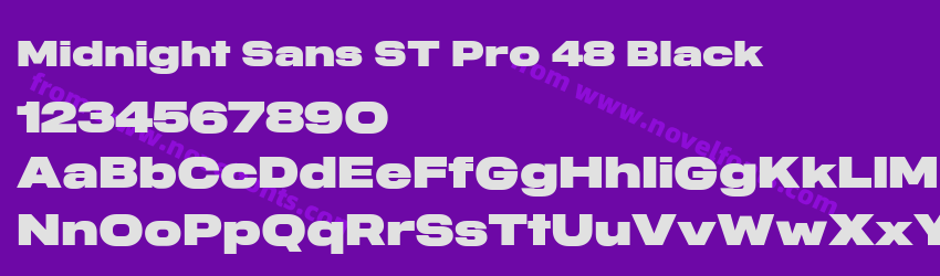 Midnight Sans ST Pro 48 BlackPreview Midnight Sans ST Pro 48 BlackPreview
