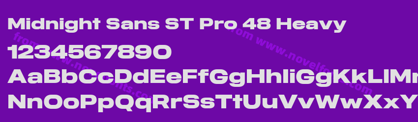 Midnight Sans ST Pro 48 HeavyPreview Midnight Sans ST Pro 48 HeavyPreview