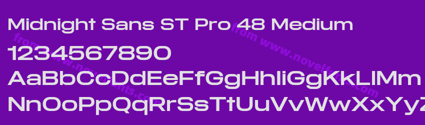 Midnight Sans ST Pro 48 MediumPreview Midnight Sans ST Pro 48 MediumPreview