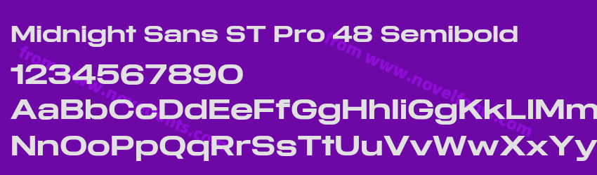 Midnight Sans ST Pro 48 SemiboldPreview Midnight Sans ST Pro 48 SemiboldPreview