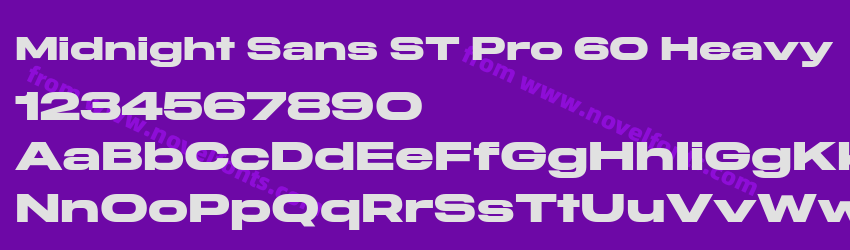 Midnight Sans ST Pro 60 HeavyPreview Midnight Sans ST Pro 60 HeavyPreview