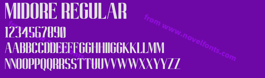 Midore RegularPreview Midore RegularPreview
