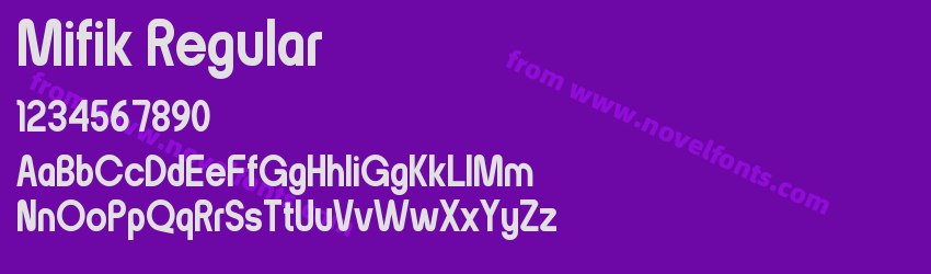 Mifik RegularPreview Mifik RegularPreview
