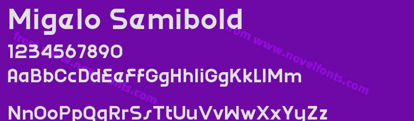 Migelo SemiboldPreview Migelo SemiboldPreview