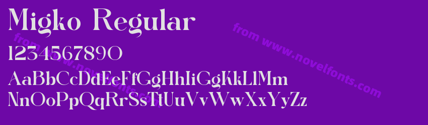 Migko RegularPreview Migko RegularPreview