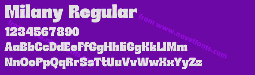 Milany RegularPreview Milany RegularPreview