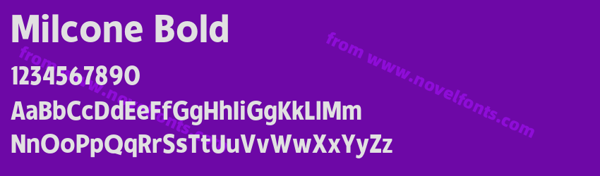 Milcone BoldPreview Milcone BoldPreview