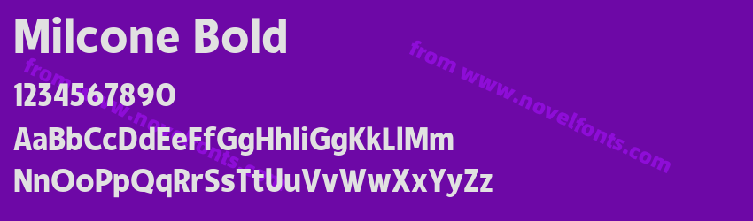 Milcone BoldPreview Milcone BoldPreview