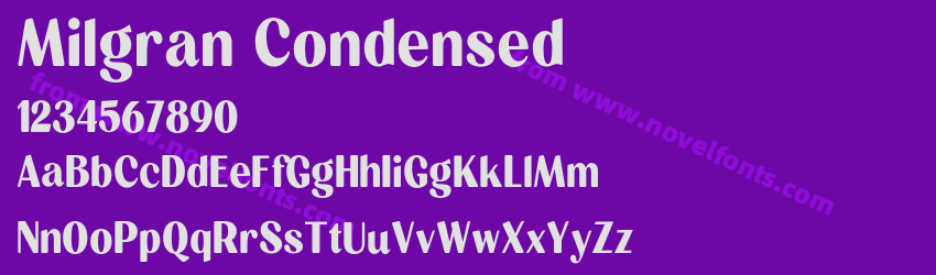 Milgran CondensedPreview Milgran CondensedPreview