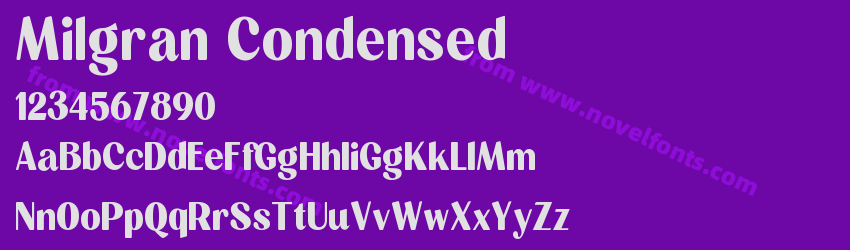Milgran CondensedPreview Milgran CondensedPreview