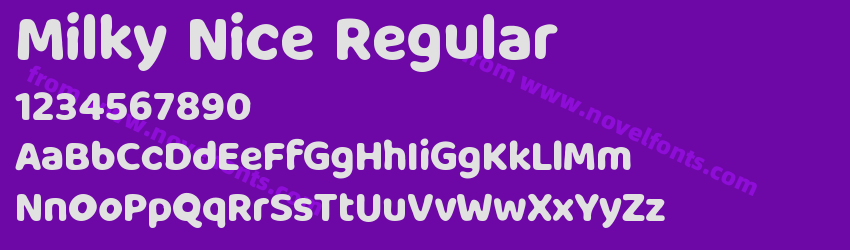 Milky Nice RegularPreview Milky Nice RegularPreview