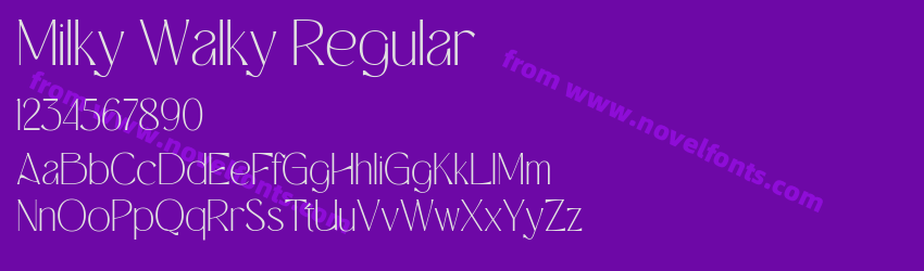 Milky Walky RegularPreview Milky Walky RegularPreview
