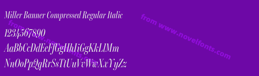 Miller Banner Compressed Regular ItalicPreview Miller Banner Compressed Regular ItalicPreview