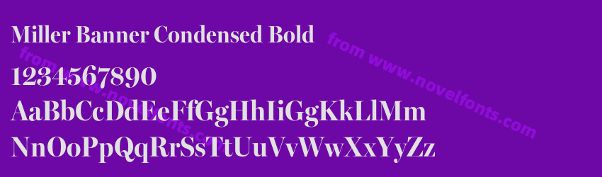 Miller Banner Condensed BoldPreview Miller Banner Condensed BoldPreview