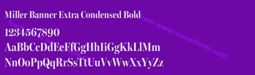 Miller Banner Extra Condensed BoldPreview Miller Banner Extra Condensed BoldPreview