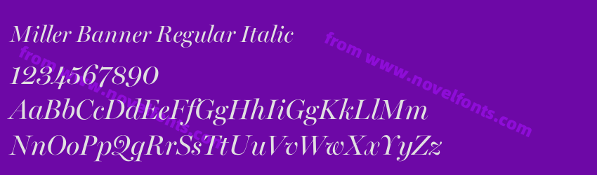 Miller Banner Regular ItalicPreview Miller Banner Regular ItalicPreview