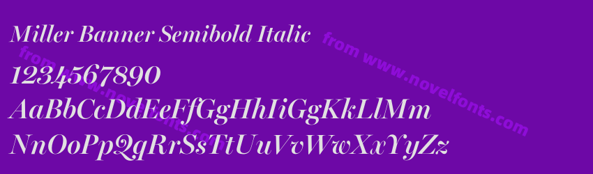 Miller Banner Semibold ItalicPreview Miller Banner Semibold ItalicPreview