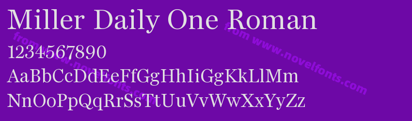 Miller Daily One RomanPreview Miller Daily One RomanPreview