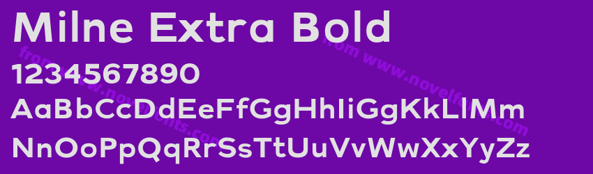 Milne Extra BoldPreview Milne Extra BoldPreview