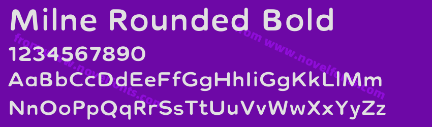 Milne Rounded BoldPreview Milne Rounded BoldPreview