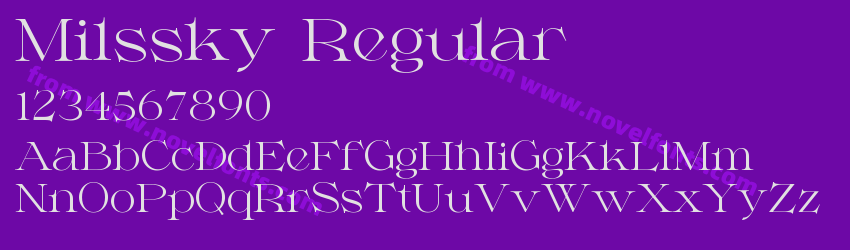 Milssky RegularPreview Milssky RegularPreview