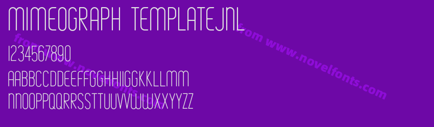 Mimeograph TemplateJNLPreview Mimeograph TemplateJNLPreview
