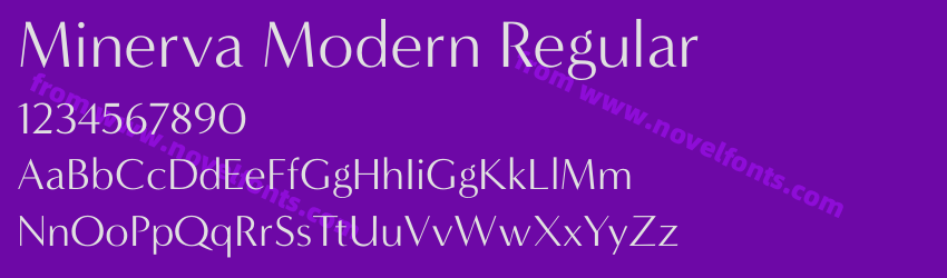 Minerva Modern RegularPreview Minerva Modern RegularPreview