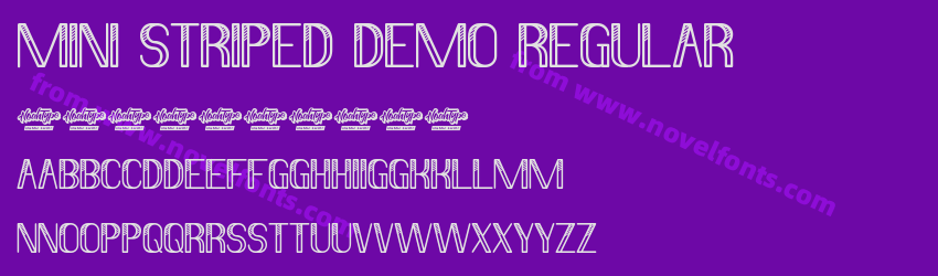 Mini Striped Demo RegularPreview Mini Striped Demo RegularPreview