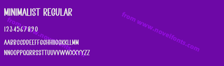 Minimalist RegularPreview Minimalist RegularPreview