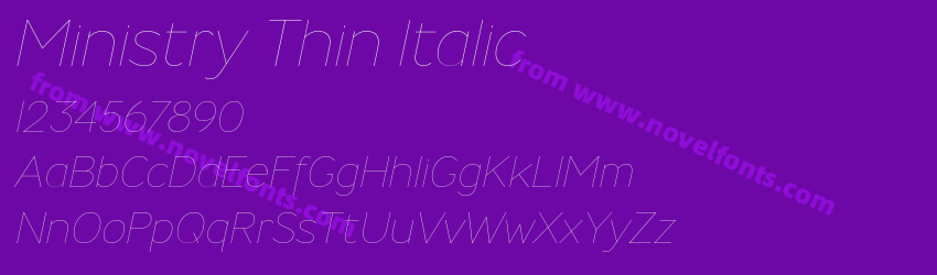 Ministry Thin ItalicPreview Ministry Thin ItalicPreview