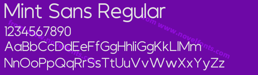 Mint Sans RegularPreview Mint Sans RegularPreview