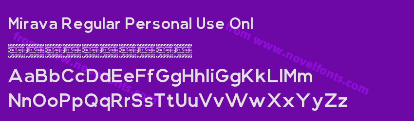 Mirava Regular Personal Use OnlPreview Mirava Regular Personal Use OnlPreview